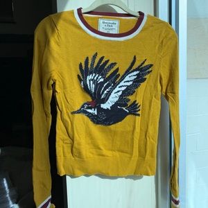 Abercrombie & Fitch varsity style bird sweater!